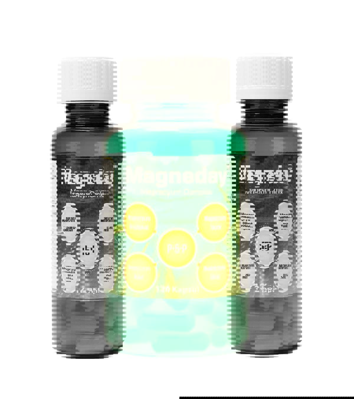 Magneday Magnezyum Aromasız Unisex Vitamin 120 Kapsül