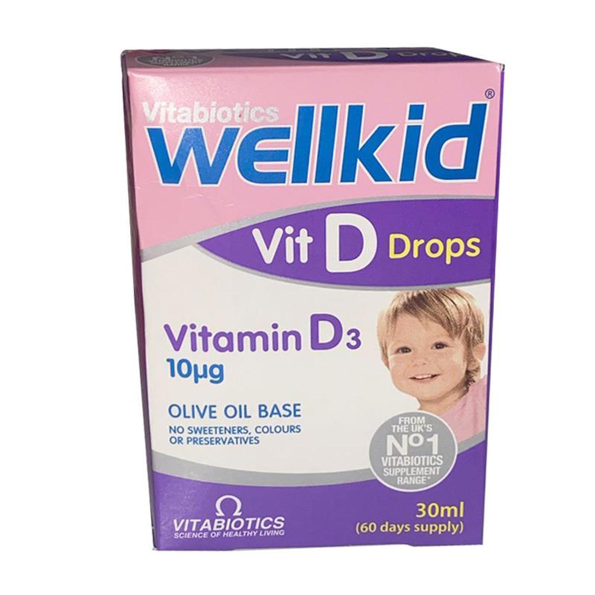 Wellkid Vitamın D3 Sade Çocuk 30 ml