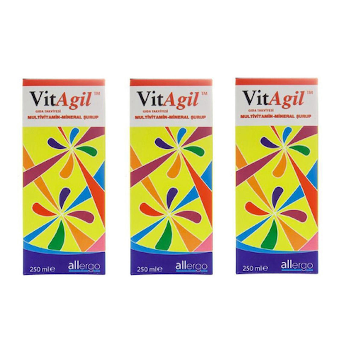 Vitagil Aromalı Çocuk Vitamin 3x250 ml