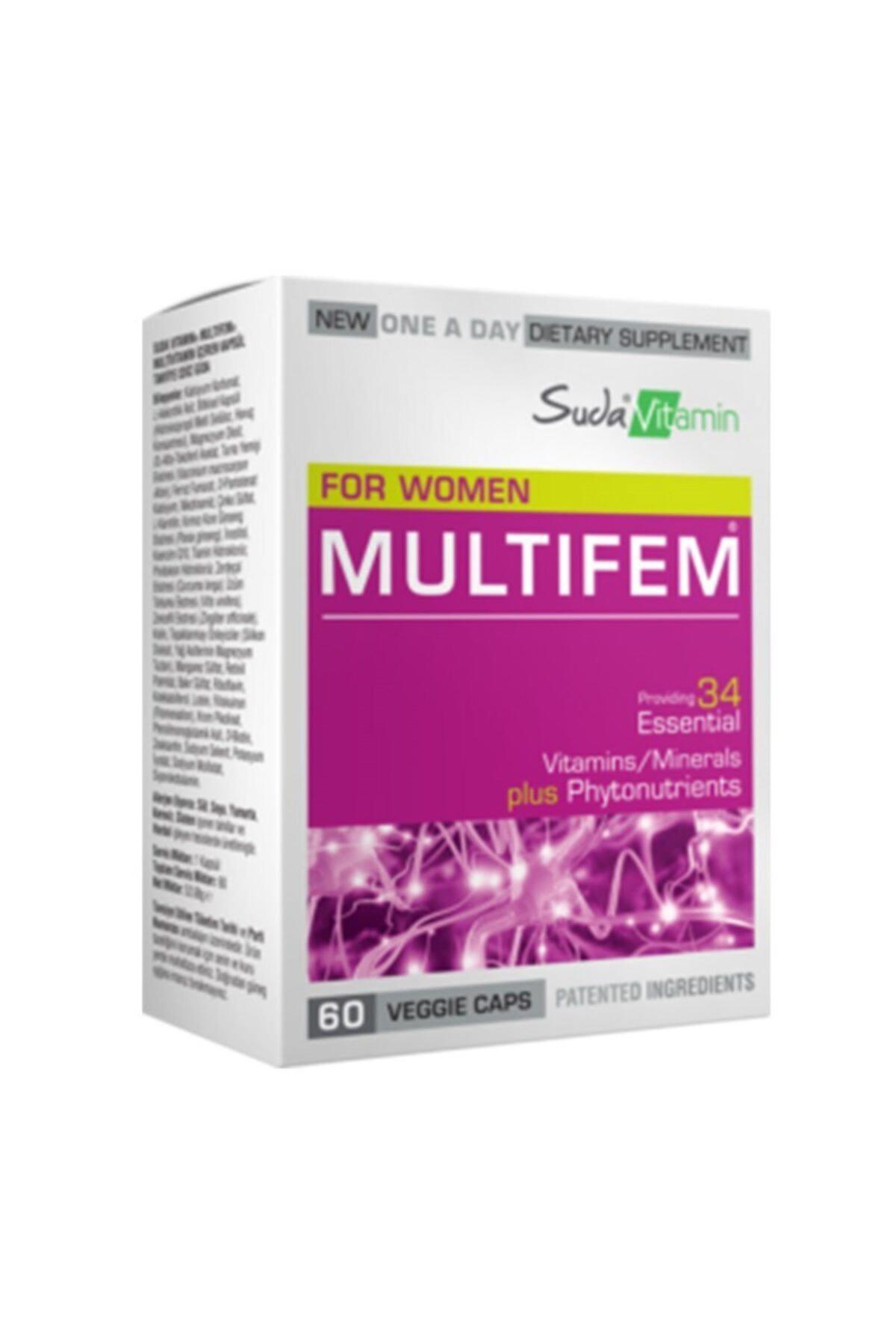 Vevitamin Multifem Aromalı Kadın Vitamin 60 Kapsül