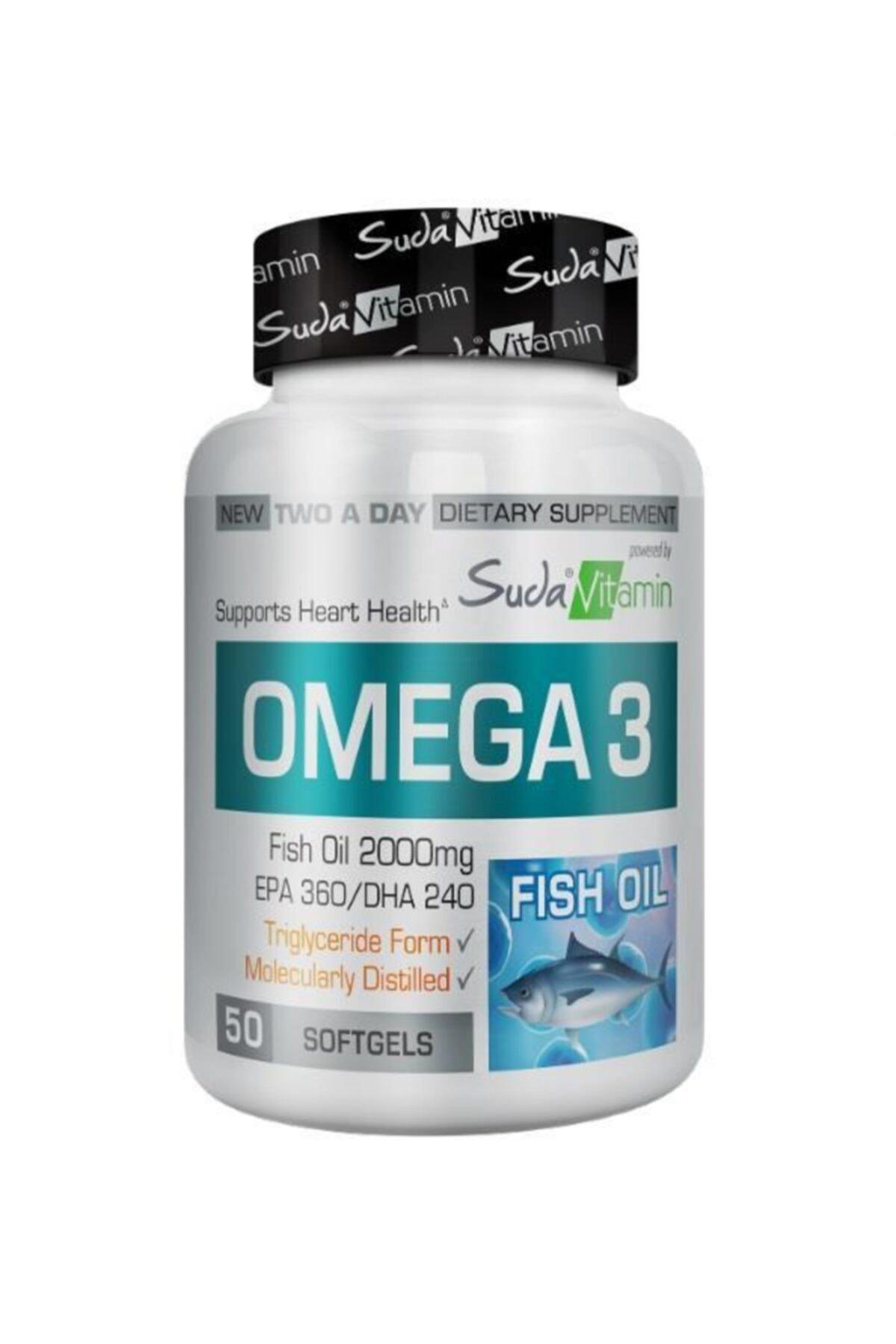 Suda Vitamin Omega 3 Aromasız Unisex Vitamin 50 Tablet