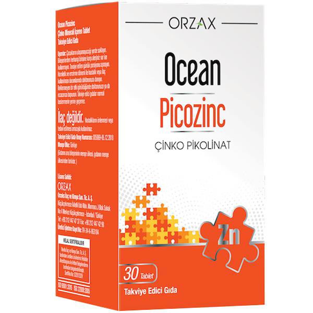 Ocean Orzax C Vitamini Sade Unisex 30 Tablet