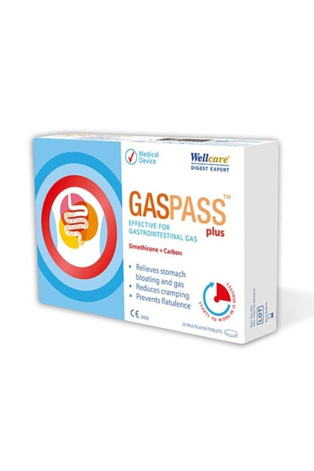 Wellcare Gaspass Plus Sade Unisex Vitamin 20 Tablet