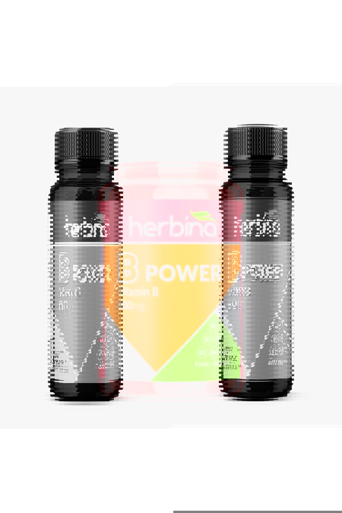 Herbina B-Power Vitamin B Aromasız Unisex 60 Tablet