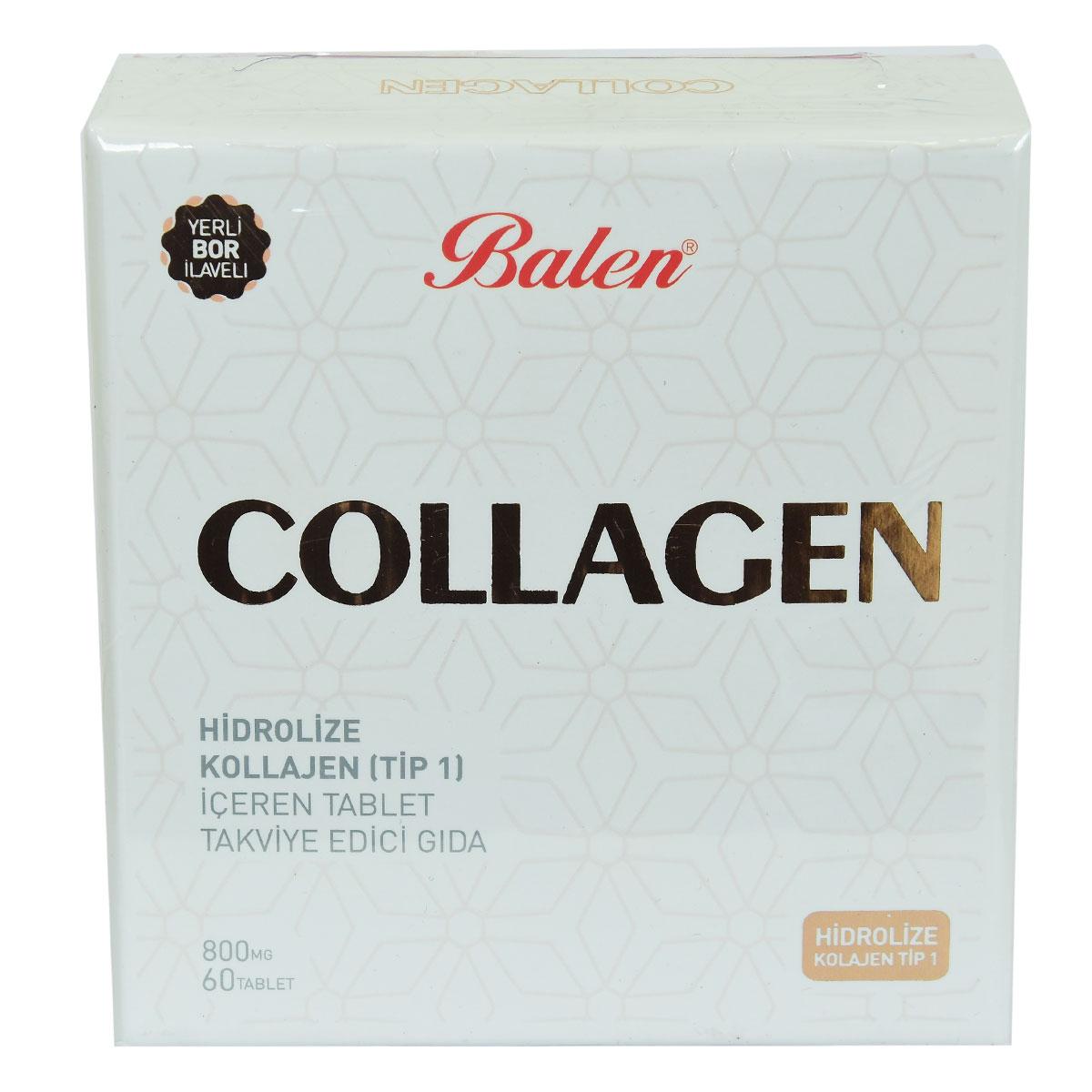 Balen Hidrolize Kapsül Kolajen 60 Tablet