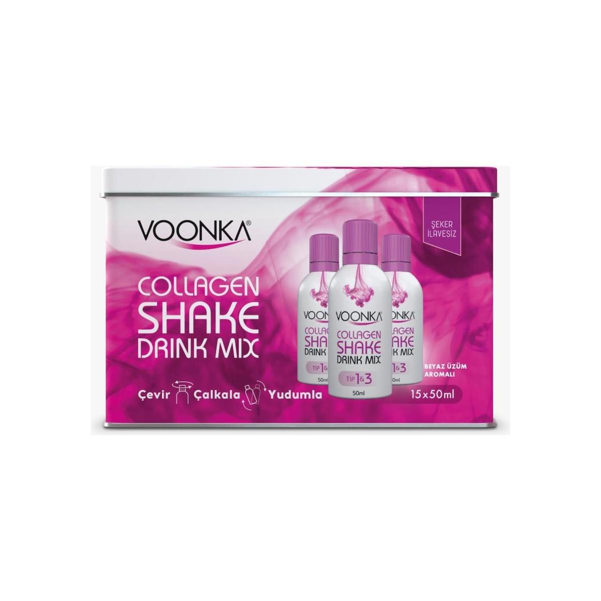 Voonka Beauty Shake Drink Toz Kolajen 15 Şase
