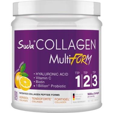 Suda Collagen Multiform Kilo Kontrolü C Aromalı Toz Kolajen 360 gr