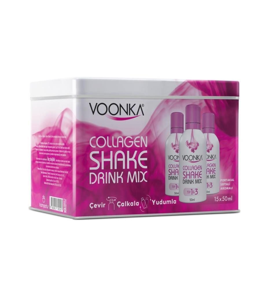 Voonka Beauty Sağlıklı Yaşam Aromalı Sıvı Kolajen 15x50 ml