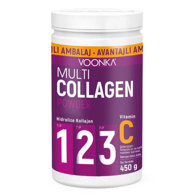 Voonka Multi Sağlıklı Yaşam C Toz Kolajen 450 gr