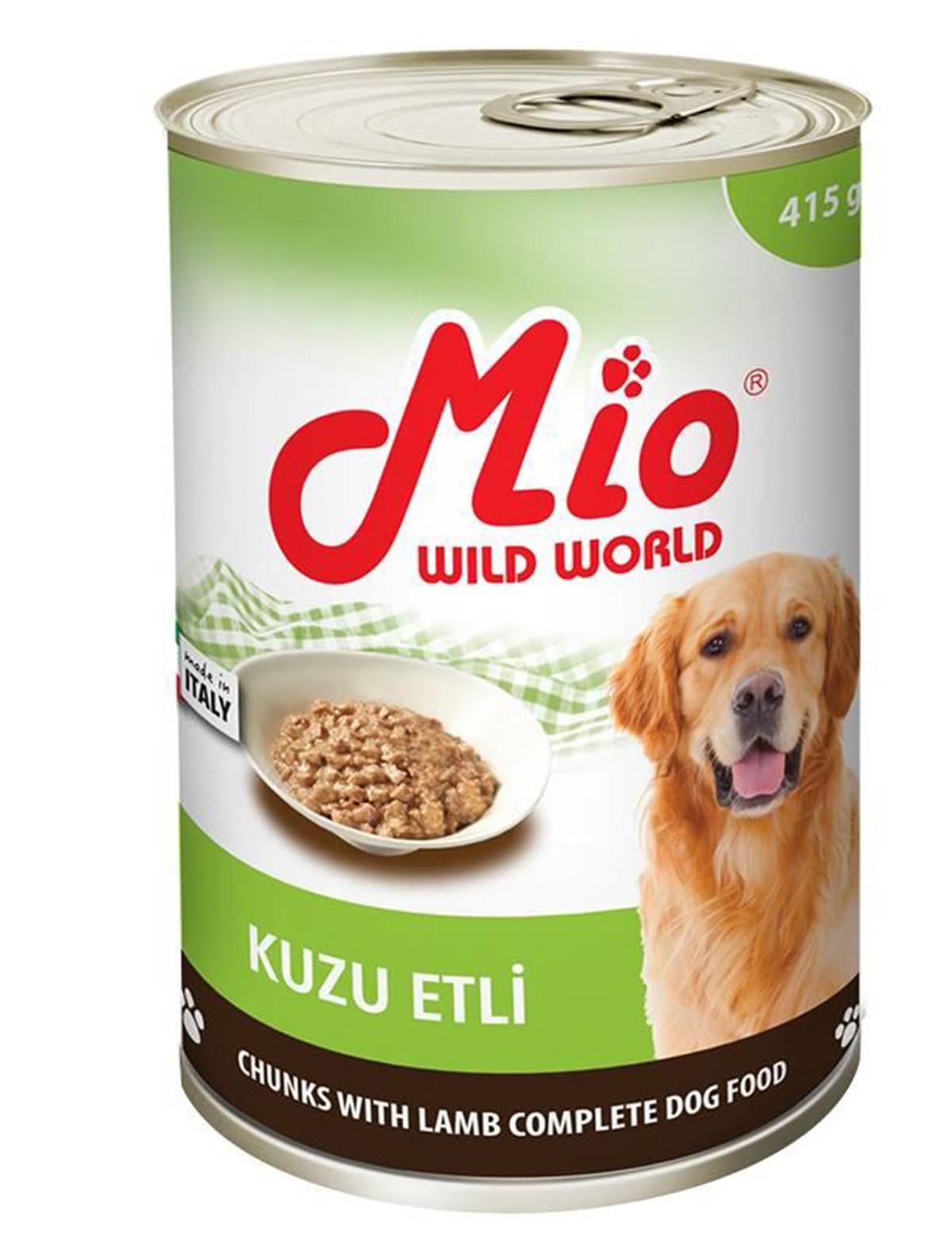 Mio Kuzu Etli Yetişkin Yaş Köpek Maması 415 gr Tekli