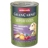 Animonda Gran Carno Superfoods Kızılcıklı ve Kuzu Amarant Yetişkin Yaş Köpek Maması 400 gr Tekli