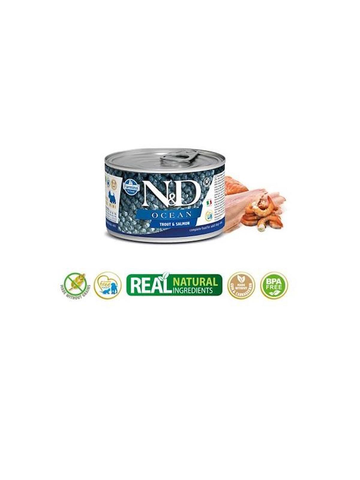 N&D Ocean Balıklı ve Karidesli Yetişkin Yaş Köpek Maması 2.5 kg Tekli