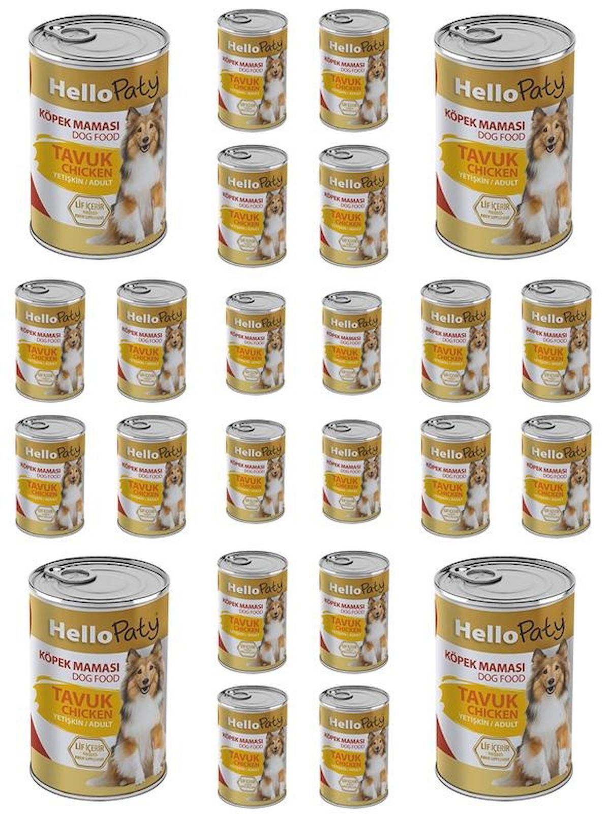 Hello Paty Tavuklu Yetişkin Yaş Köpek Maması 415 gr 24'lü