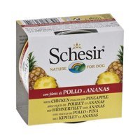 Schesir Ananaslı ve Tavuklu Yetişkin Yaş Köpek Maması 150 gr 6'lı