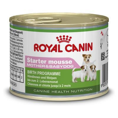 Royal Canin Breed Health Nutrition Starter Mousse Yavru ve Yetişkin Yaş Köpek Maması 195 gr 12'li