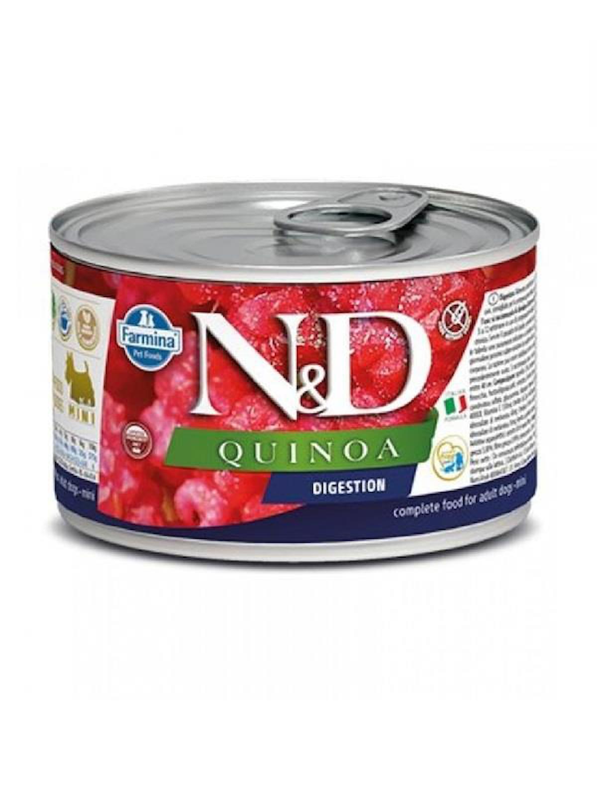 N&D Quinoa Digestion Kuzu Etli ve Sebzeli Yetişkin Yaş Köpek Maması 140 gr Tekli