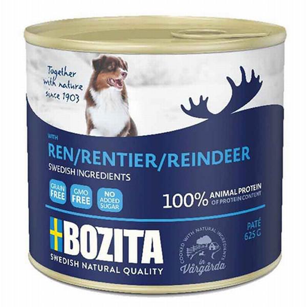 Bozita Reindeer Geyik Eti Yetişkin Yaş Köpek Maması 625 gr Tekli