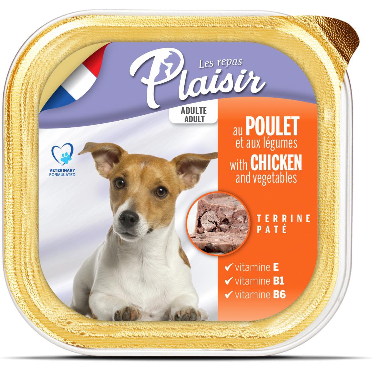 Plaisir Tavuklu Ezme Yaş Köpek Maması 150 gr Tekli
