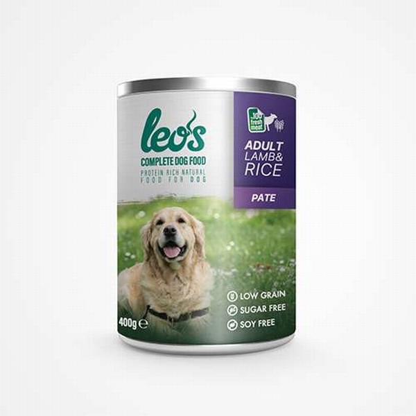 Leo'S Pate Kuzu Etli ve Pirinçli Ezme Yetişkin Yaş Köpek Maması 400 gr 12'li