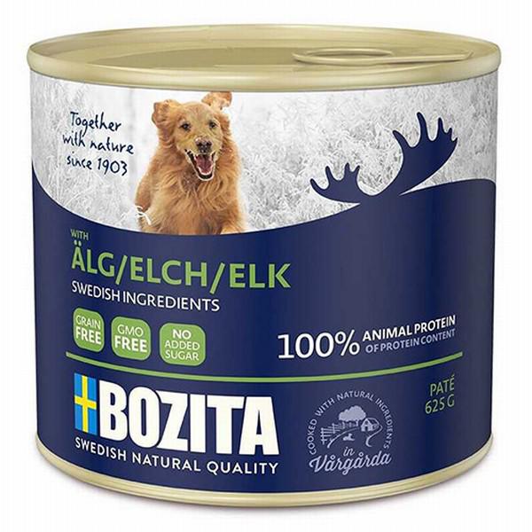 Bozita Elk Geyik Eti Yetişkin Yaş Köpek Maması 625 gr Tekli