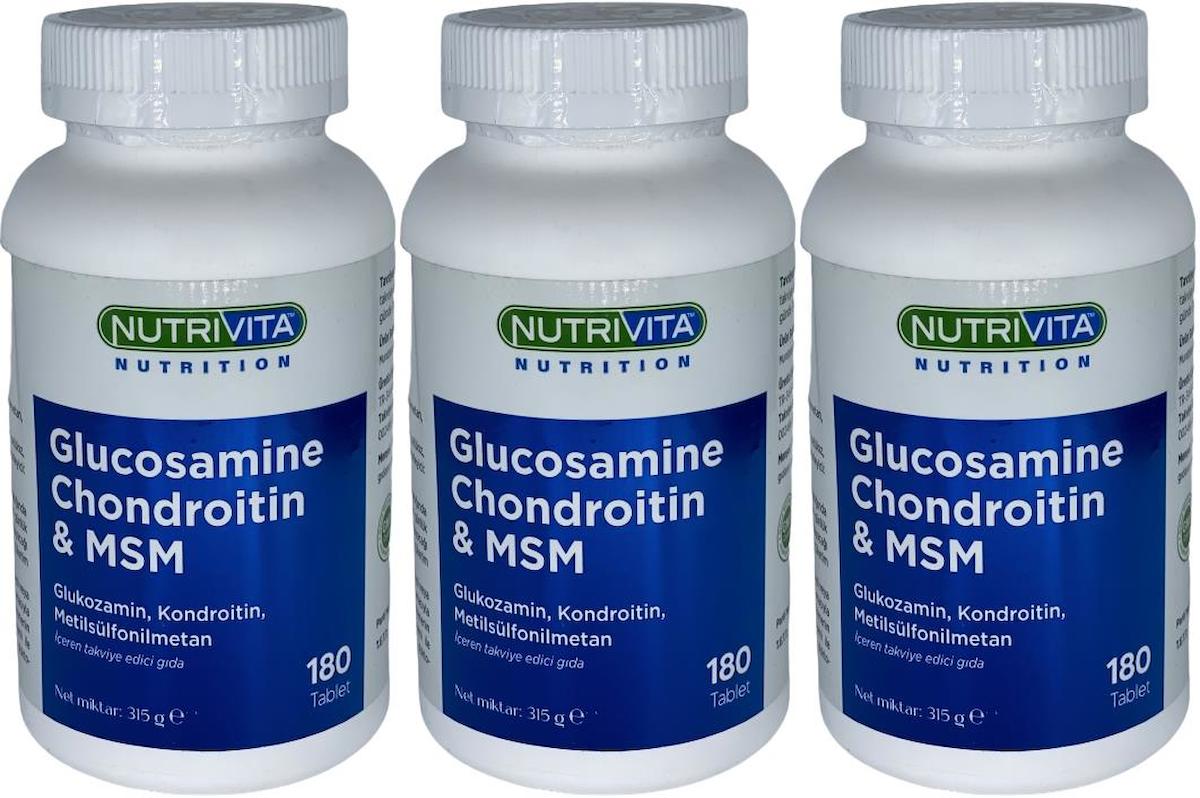 Nutrivita Nutrition Glukozamin 3x180 Tablet