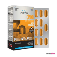 Zade Vital Çinko Plus Aromalı Yetişkin Bitkisel Besin Desteği 30 Kapsül