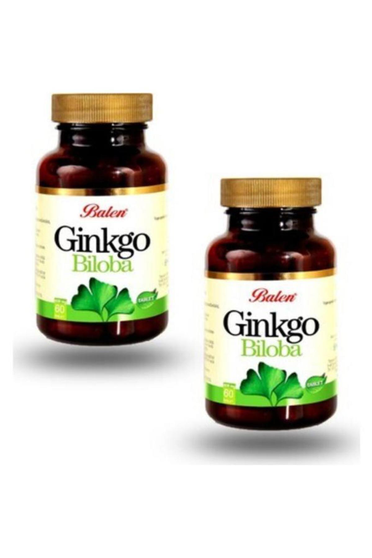 Balen Biloba Aromalı Yetişkin Bitkisel Besin Desteği 60 Kapsül