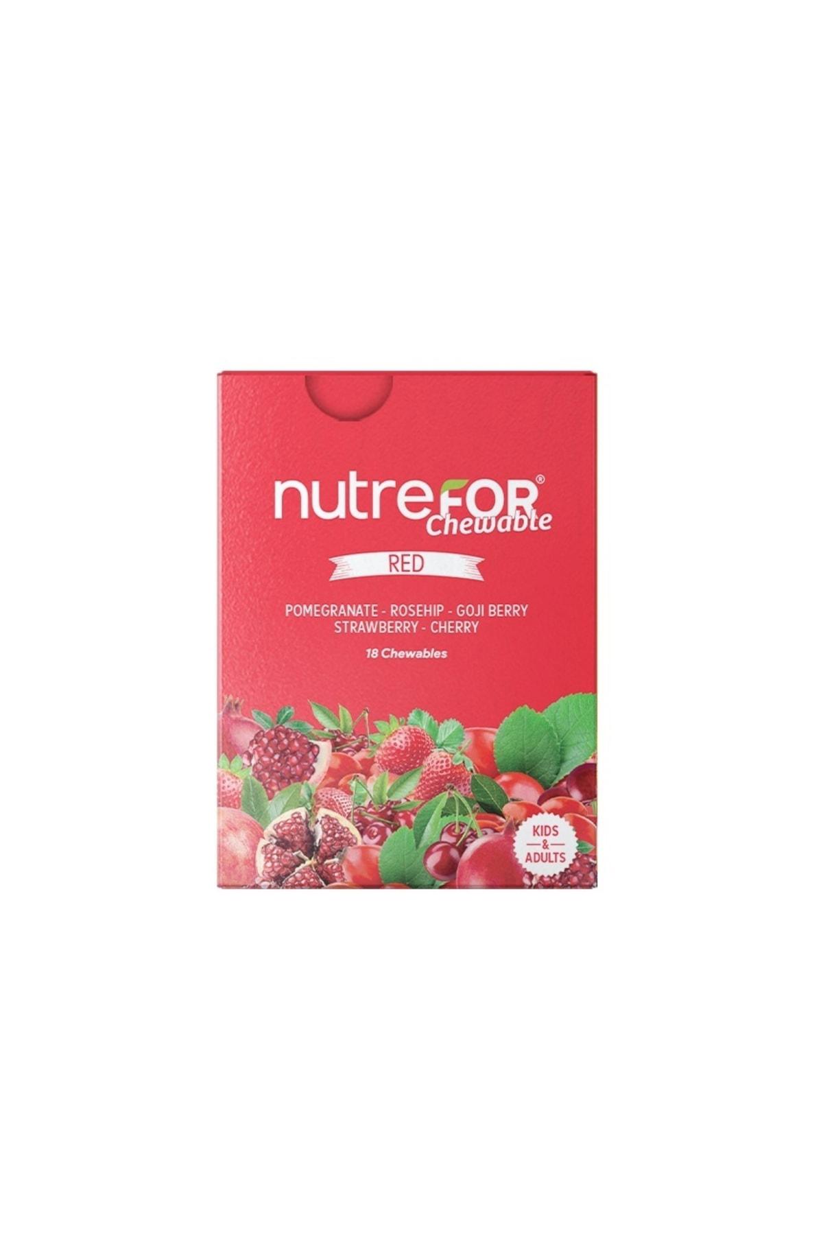 Nutrefor Chewable Red Çocuk Bitkisel Besin Desteği 18 Tablet