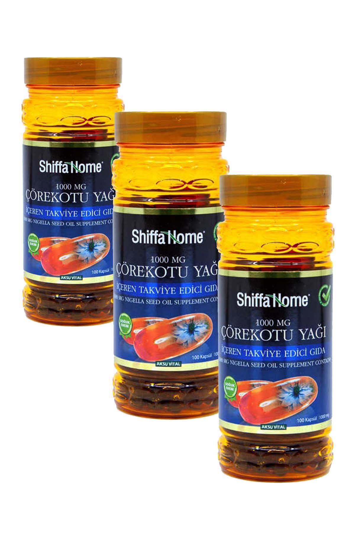 Shiffa Home Softgel Aromalı Yetişkin Bitkisel Besin Desteği 3x100 Kapsül