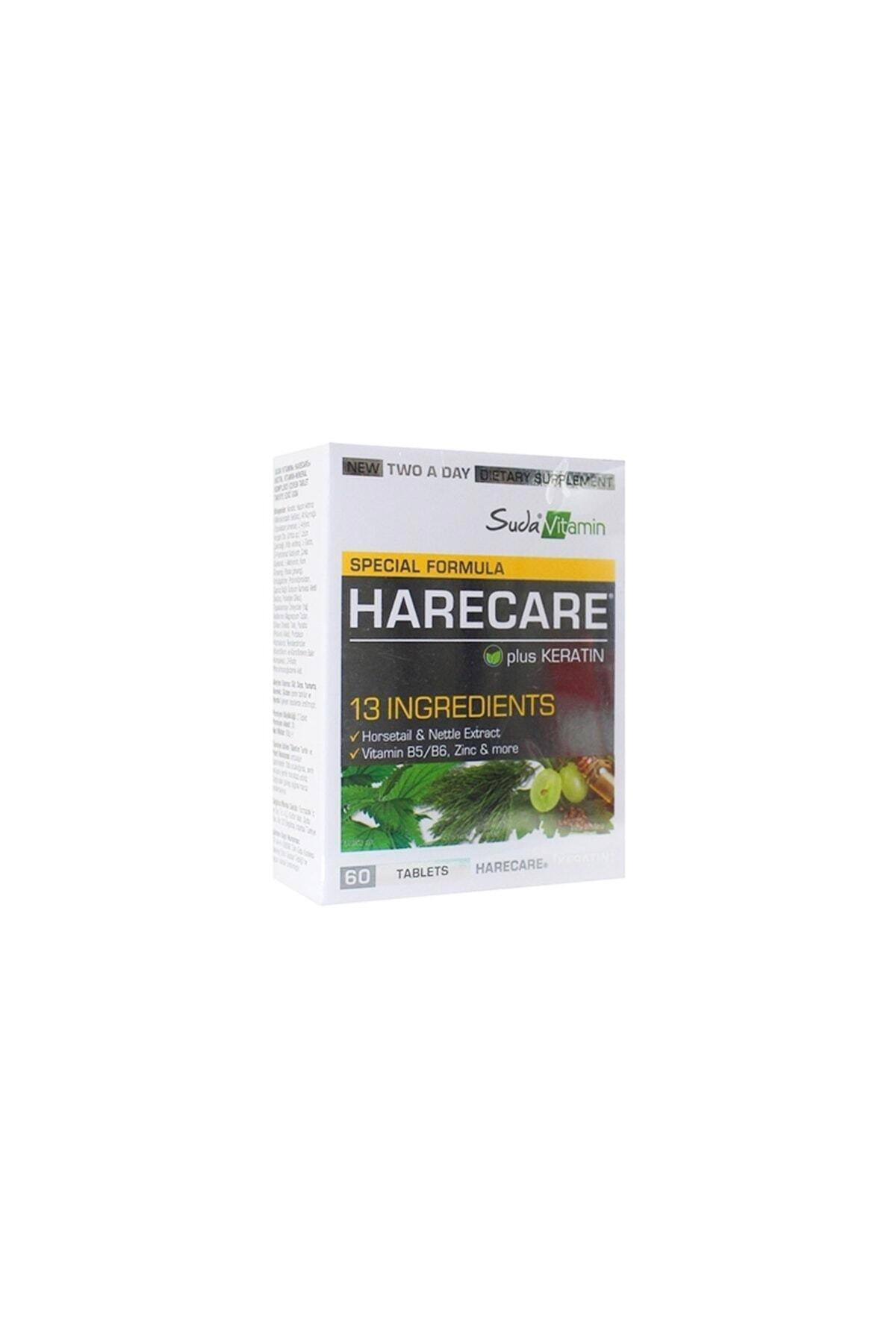Suda Vitamin Formula Harecare Aromasız Yetişkin Bitkisel Besin Desteği 60 Tablet