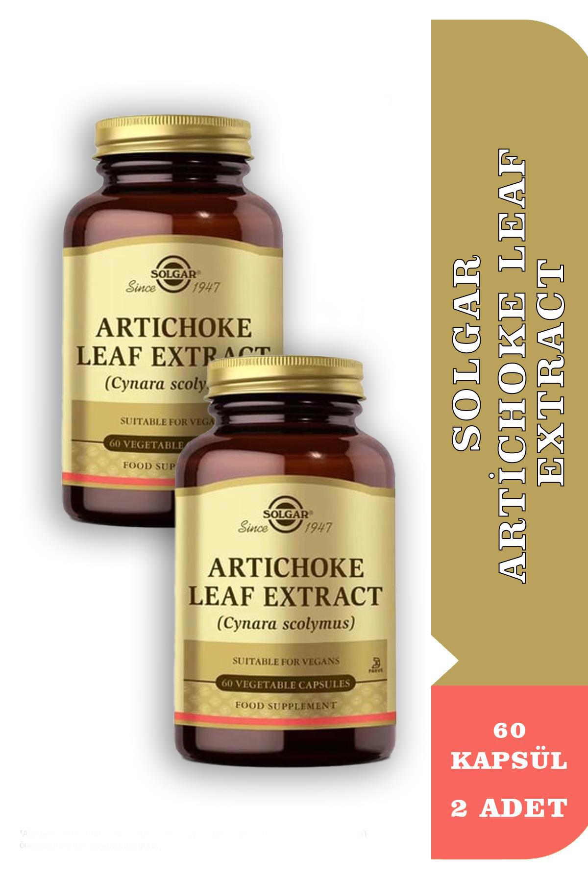 Solgar Artichoke Leaf Extract Aromasız Yetişkin Bitkisel Besin Desteği 2x60 Kapsül