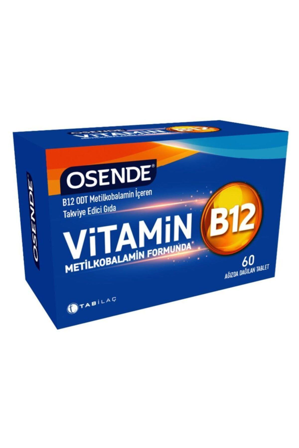 Osende B12 Sade Yetişkin Bitkisel Besin Desteği 30 Tablet