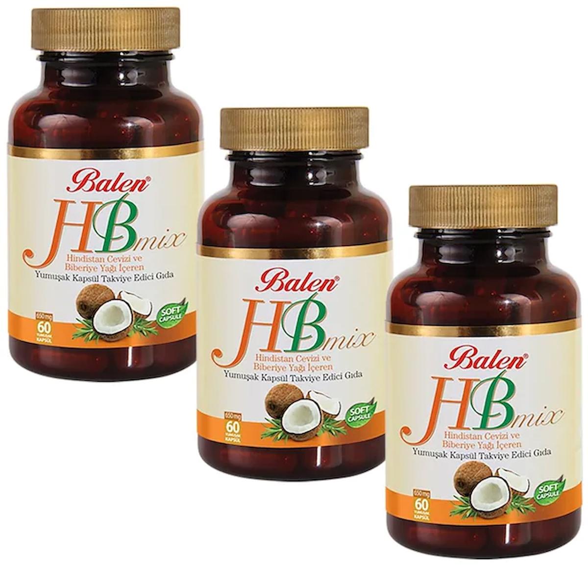 Balen H& B Mix Aromalı Yetişkin Bitkisel Besin Desteği 650 mg
