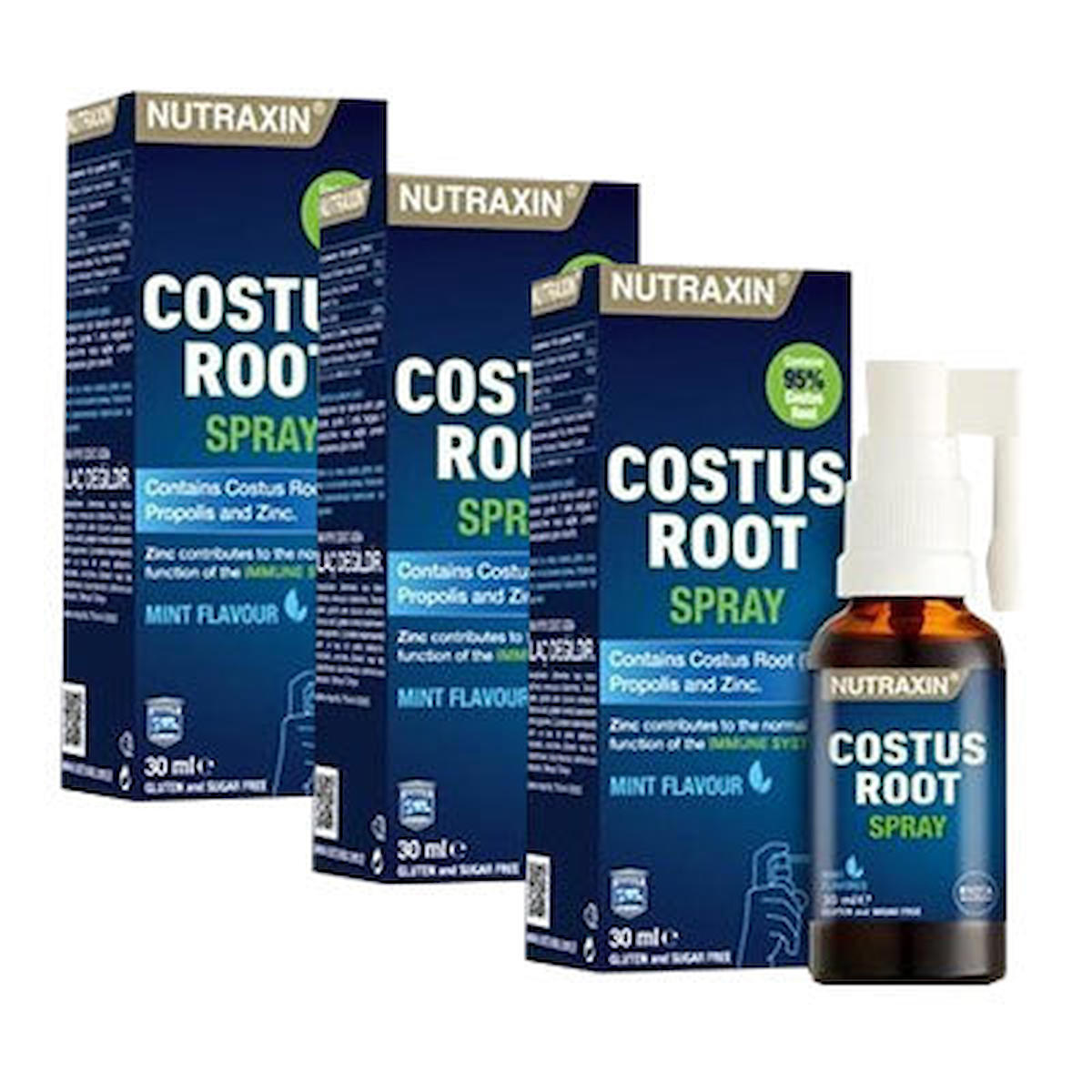 Nutraxin Propolis Aromalı Yetişkin Bitkisel Besin Desteği 3x30 ml