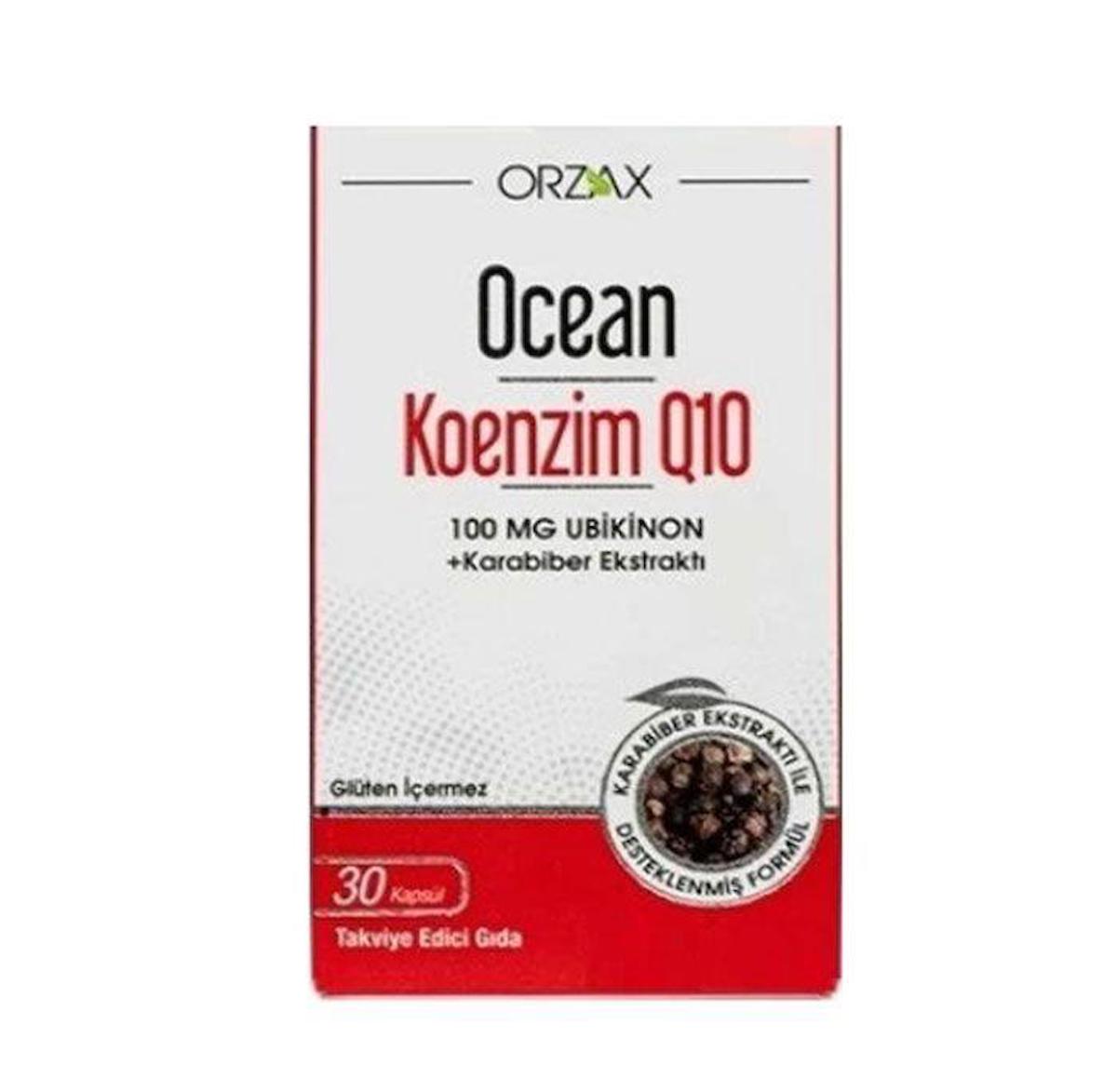 Ocean Koenzim Sade Yetişkin Bitkisel Besin Desteği 30 Kapsül