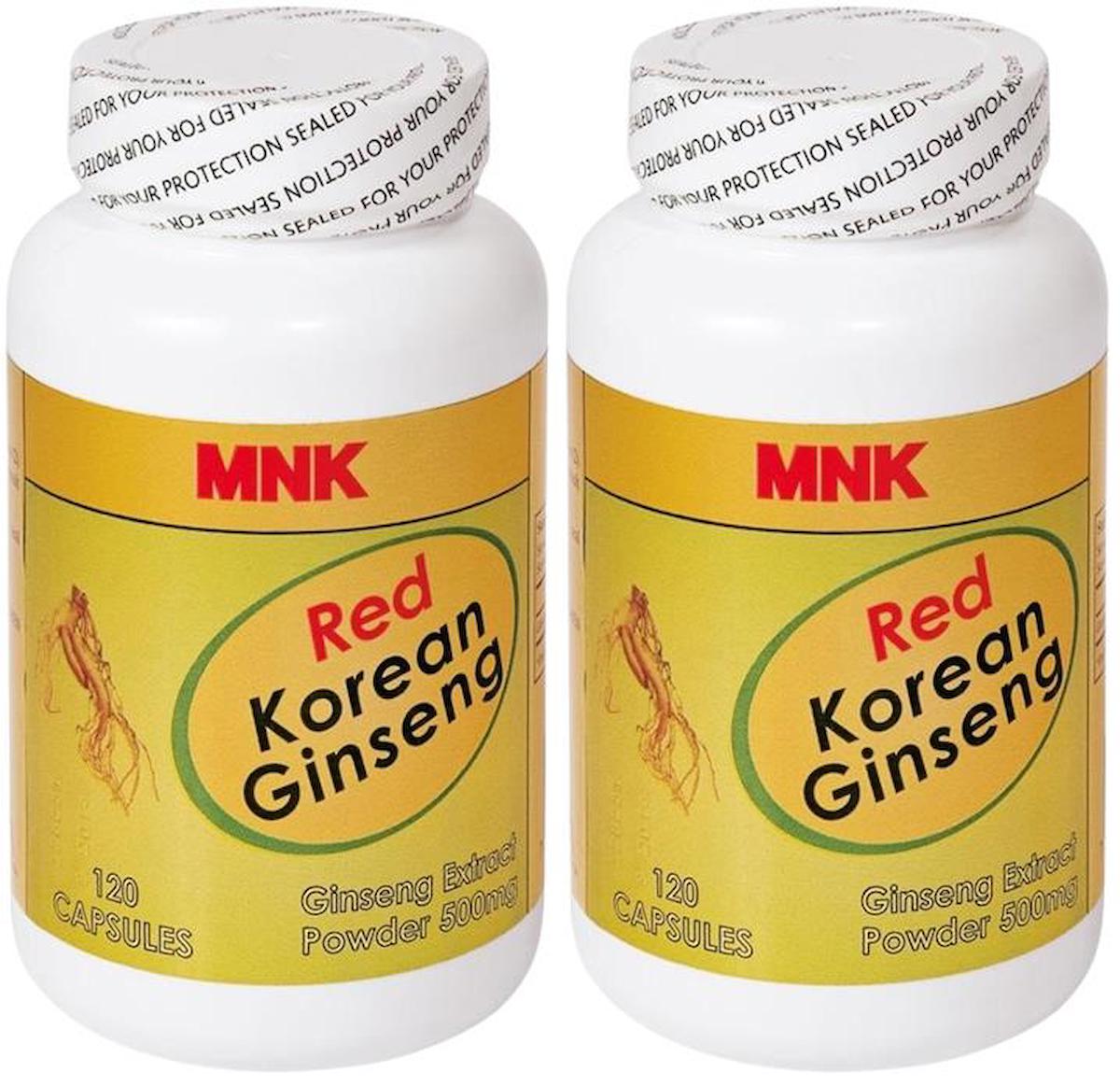 Mnk Ginseng Aromasız Yetişkin Bitkisel Besin Desteği 2x120 Kapsül