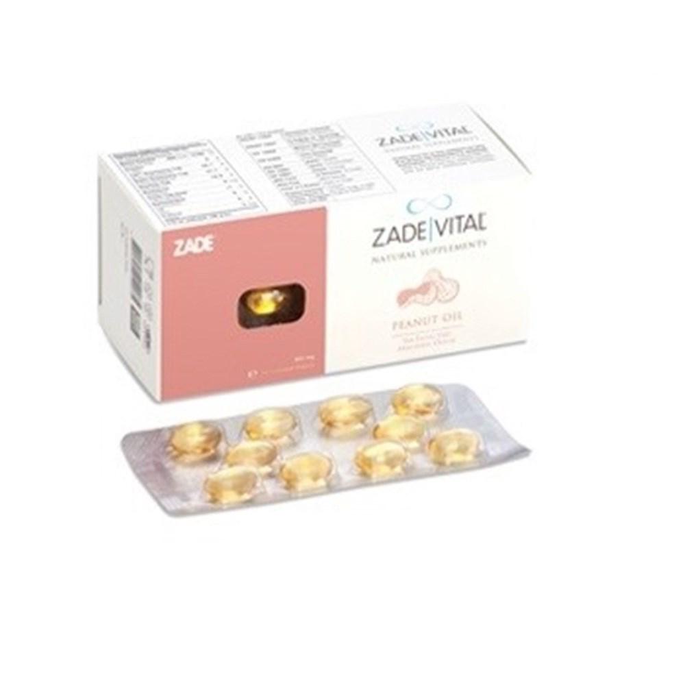 Zade Vital E Vitamini Aromalı Yetişkin Bitkisel Besin Desteği 60 Kapsül