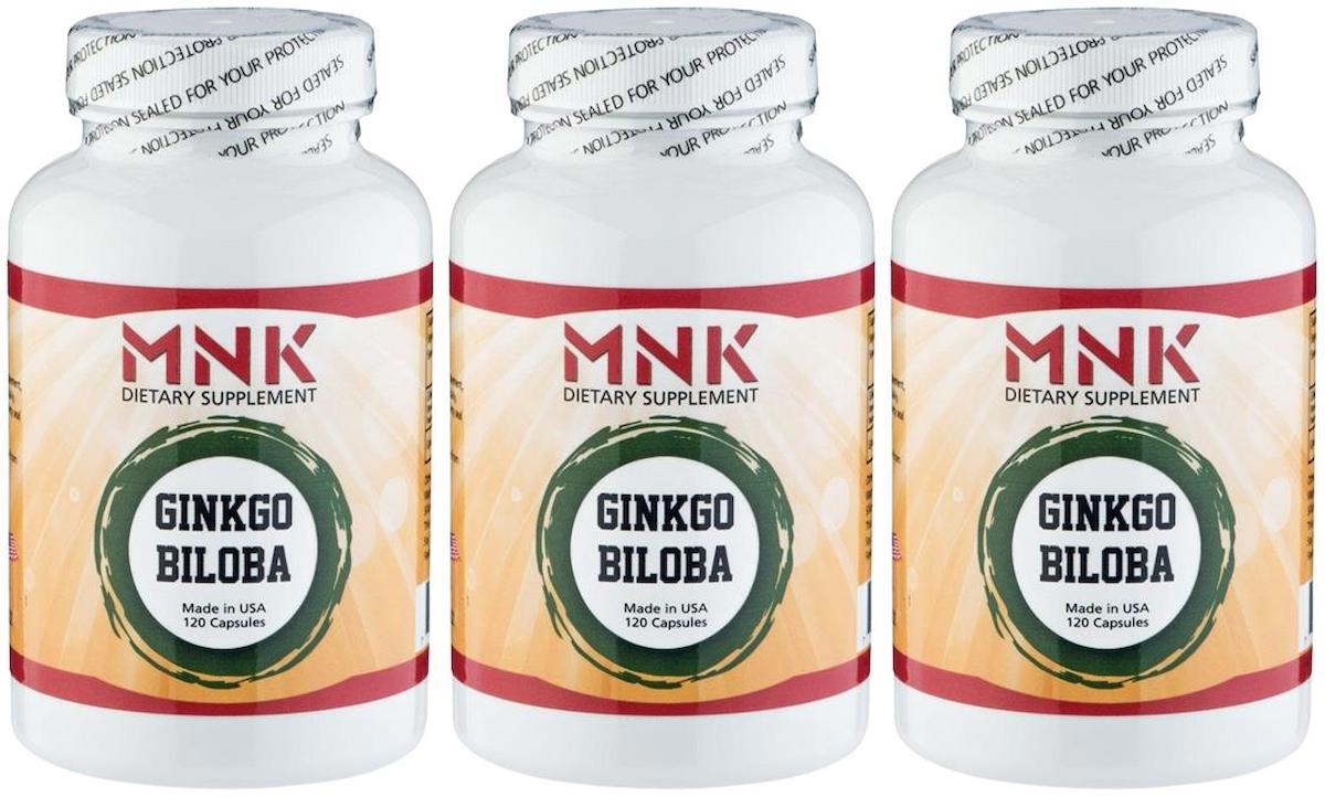 Mnk Ginkgo Aromasız Yetişkin Bitkisel Besin Desteği 3x120 Adet