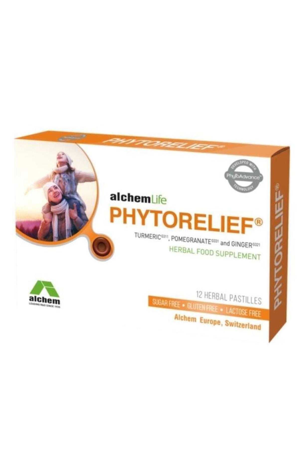 Alchem Phytorelief Sade Yetişkin Bitkisel Besin Desteği 6 pastil