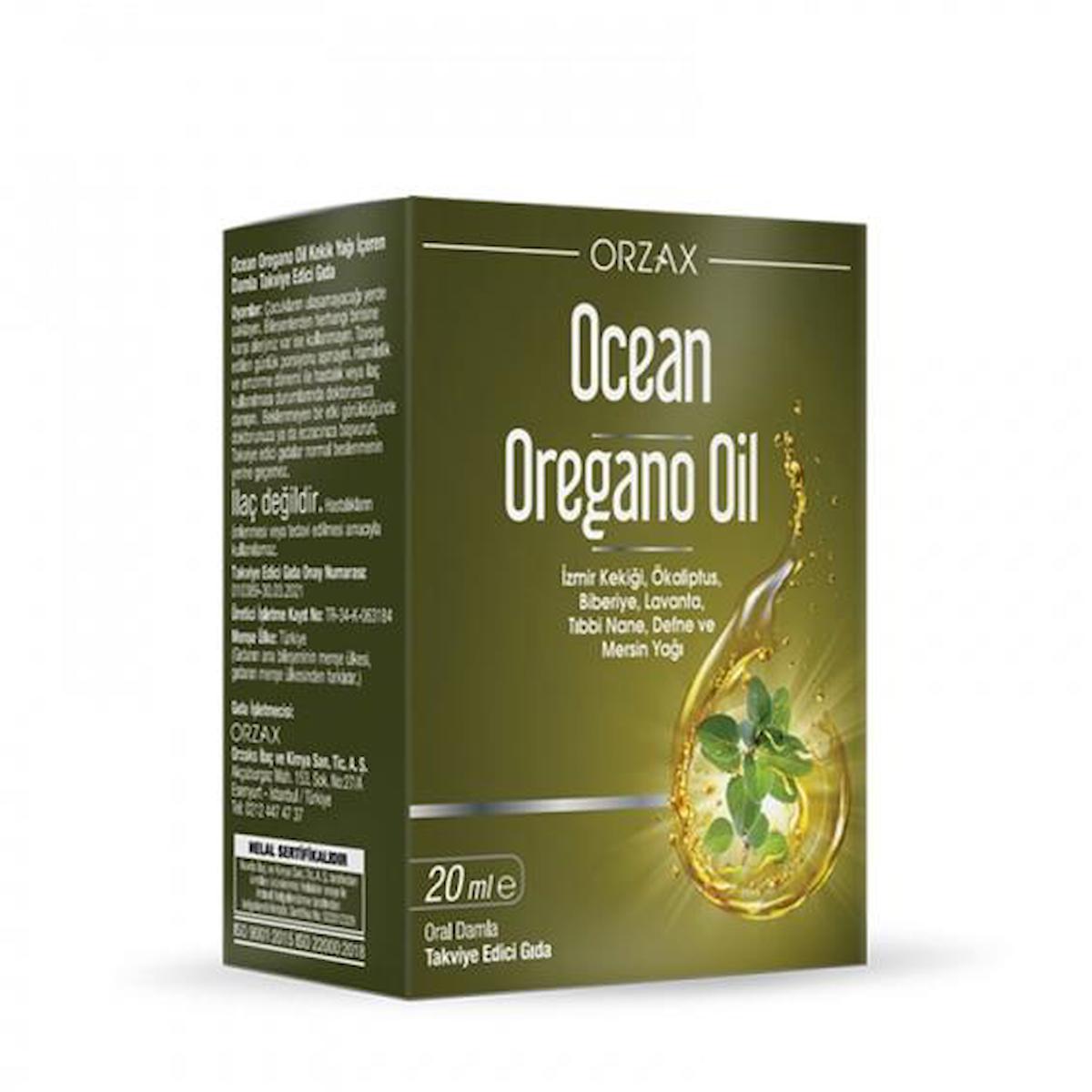 Ocean Oregano Oil Yetişkin Bitkisel Besin Desteği 20 ml