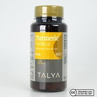 Talya Zerdeçal Aromasız Yetişkin Bitkisel Besin Desteği 60 Tablet