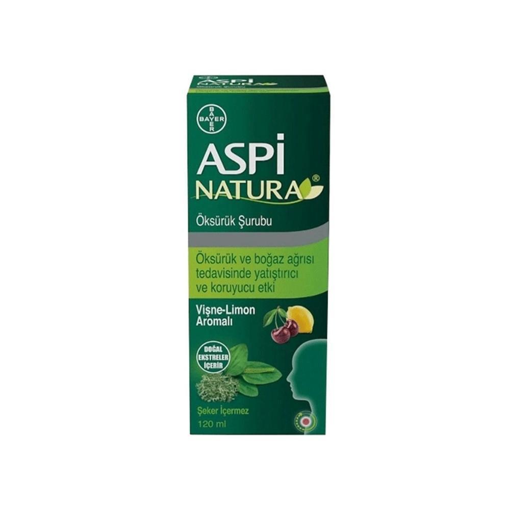 Bayer Aspi Natura Aromalı Yetişkin Bitkisel Besin Desteği 120 ml