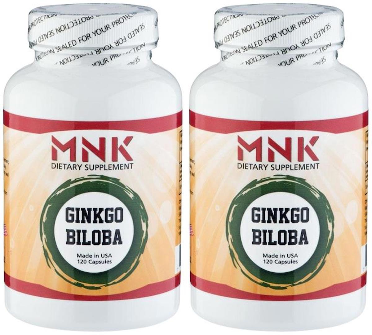 Mnk Ginkgo Aromasız Yetişkin Bitkisel Besin Desteği 2x120 Adet