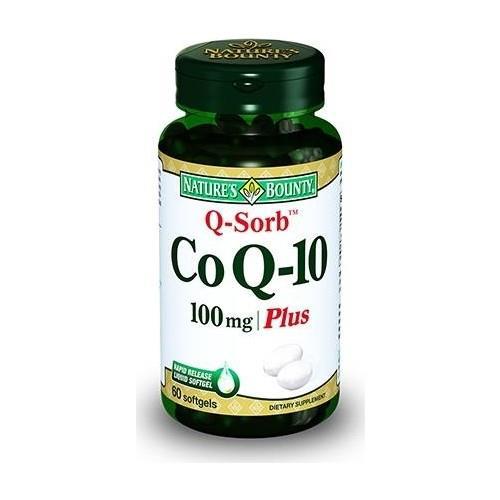Natures Bounty Coenzyme Q10 Sade Yetişkin Bitkisel Besin Desteği 60 Kapsül