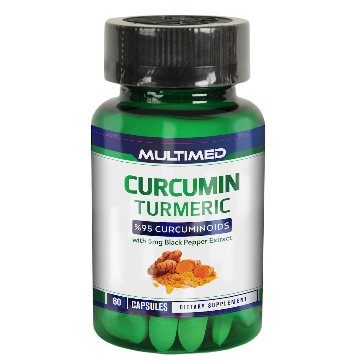 Multimed Curcumin Sade Yetişkin Bitkisel Besin Desteği 60 Adet