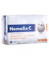 Nemolix C Vitamini Sade Yetişkin Bitkisel Besin Desteği 30 Kapsül