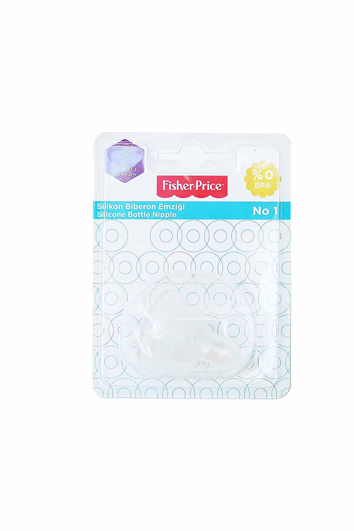 Fisher Price Silikon Yenidoğan 0+ Ay Yavaş Akışlı Dar Ağızlı Biberon Emziği