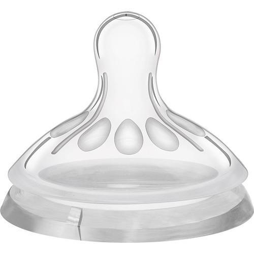Wee Baby Natural Silikon 6-18 Ay Orta Akışlı Geniş Ağızlı 2'li Biberon Emziği