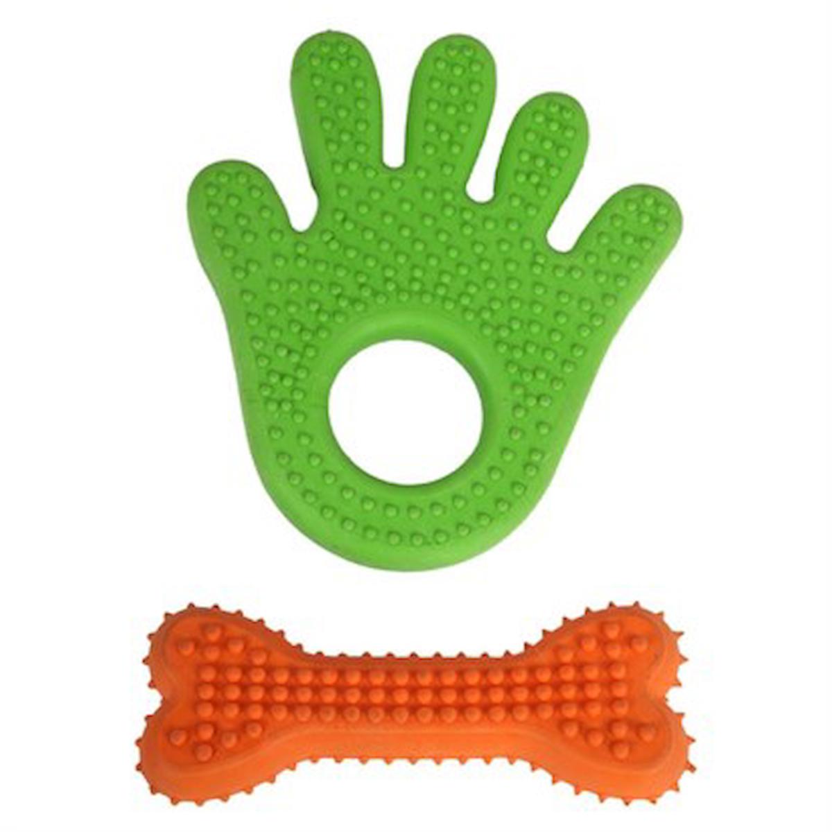 Buffer Hand & Bone Diş Kaşıma Yavru-Yetişkin El - Kemik Kedi Oyuncağı