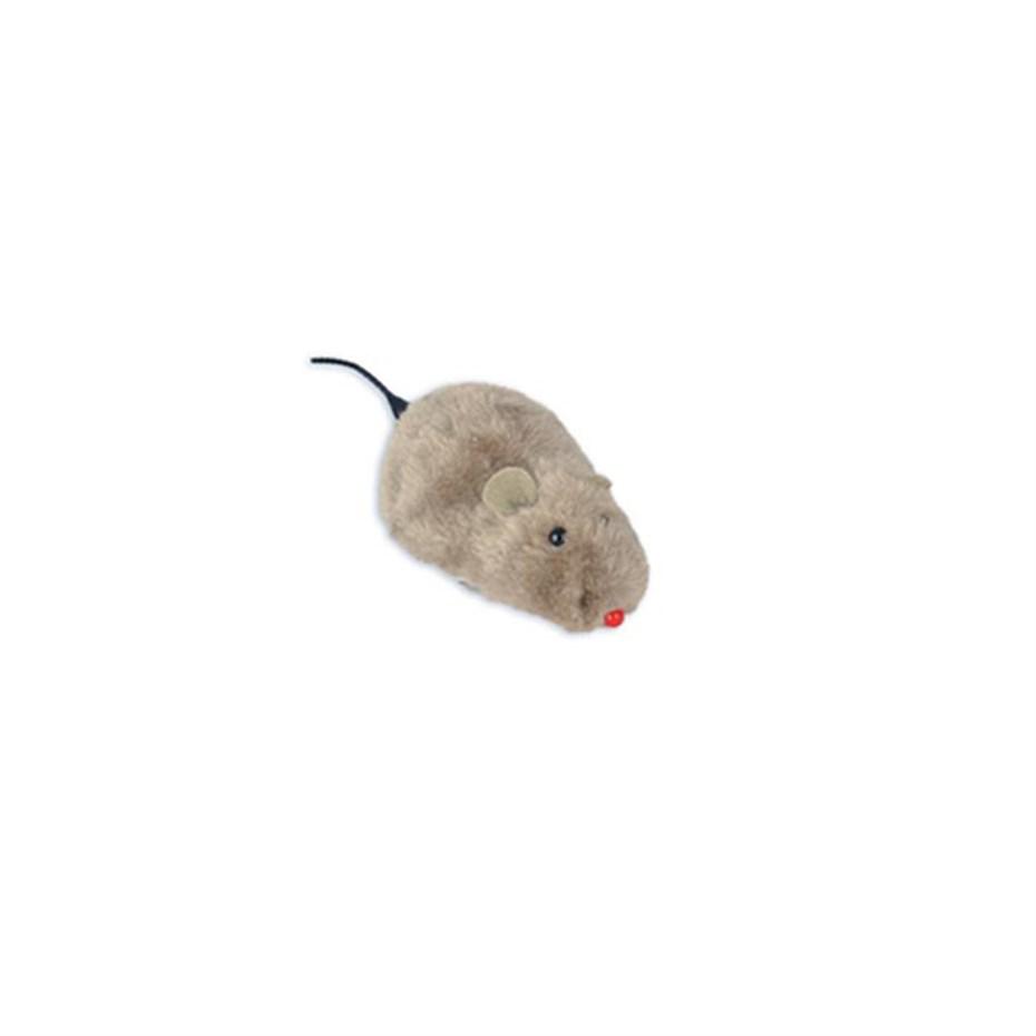 Flip Hareketli Peluş Isırma Yavru-Yetişkin Fare Kedi Oyuncağı